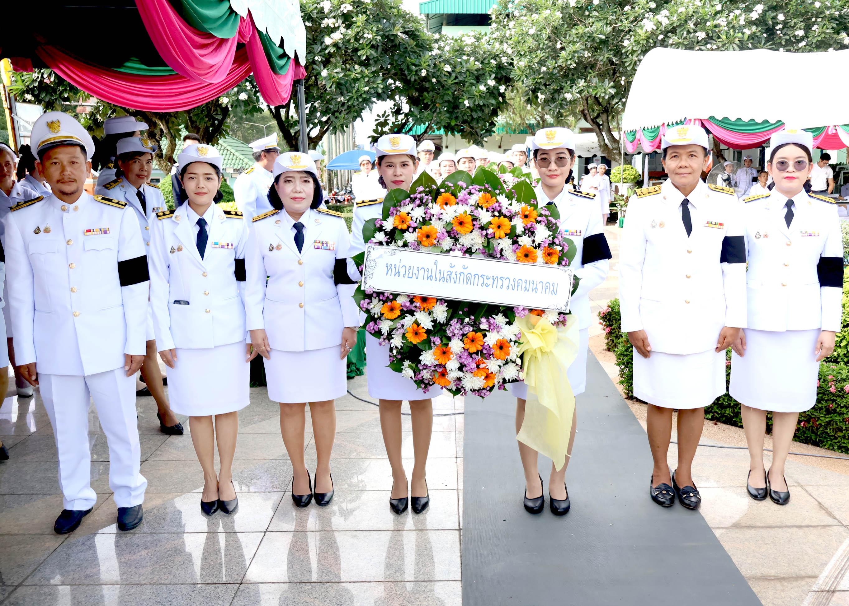 เข้าร่วมพิธีบำเพ็ญกุศลทางศาสนาและวางพวงมาลา วันคล้ายวันสวรรคตพระบาทสมเด็จพระปกเกล้าเจ้าอยู่หัว รัชกาลที่ ๗  โรงพยาบาลพระปกเกล